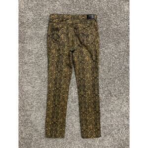 Levi’s Womens Floral Print Mid Rise Skinny Denim Jeans Sz 29x32 Baroque Flowers